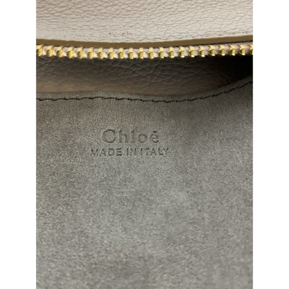 Chlo� 'Marcie' Grey Leather Small Clutch Shoulder Bag - Picture 7 of 13